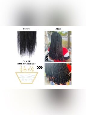 Twist Crochet Hair for Kids 8 Packs 14 Inch Small Crochet Hair 30 Strands